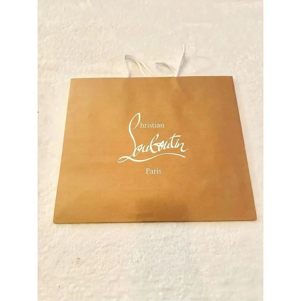 Christian Louboutin brown gift bag